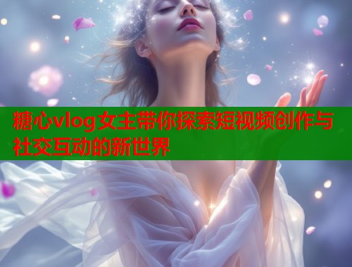 糖心vlog女主带你探索短视频创作与社交互动的新世界