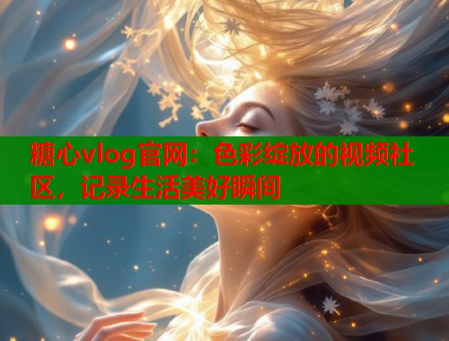 糖心vlog官网：色彩绽放的视频社区，记录生活美好瞬间