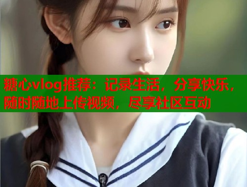 糖心vlog推荐：记录生活，分享快乐，随时随地上传视频，尽享社区互动