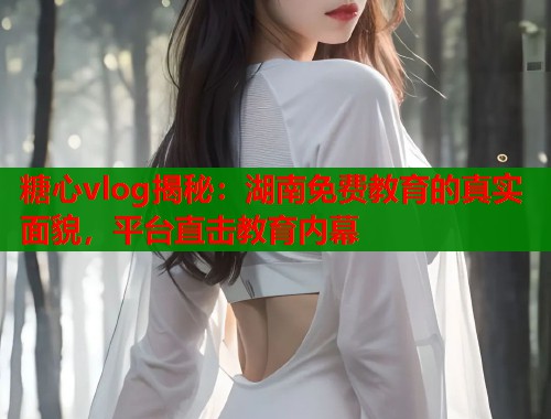 糖心vlog揭秘：湖南免费教育的真实面貌，平台直击教育内幕