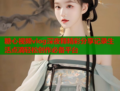糖心视频vlog深夜释精彩分享记录生活点滴轻松创作必备平台