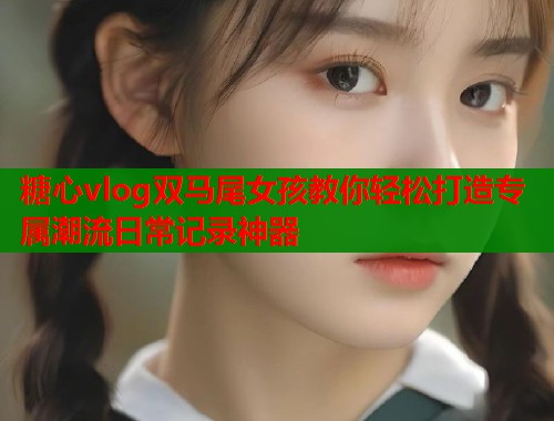 糖心vlog双马尾女孩教你轻松打造专属潮流日常记录神器