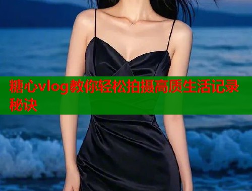 糖心vlog教你轻松拍摄高质生活记录秘诀