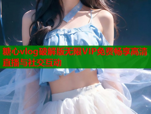 糖心vlog破解版无限VIP免费畅享高清直播与社交互动