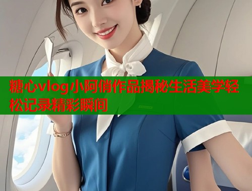 糖心vlog小阿俏作品揭秘生活美学轻松记录精彩瞬间