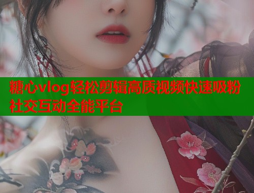 糖心vlog轻松剪辑高质视频快速吸粉社交互动全能平台