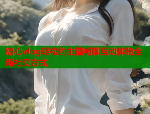 糖心vlog轻松约主播畅聊互动体验全新社交方式