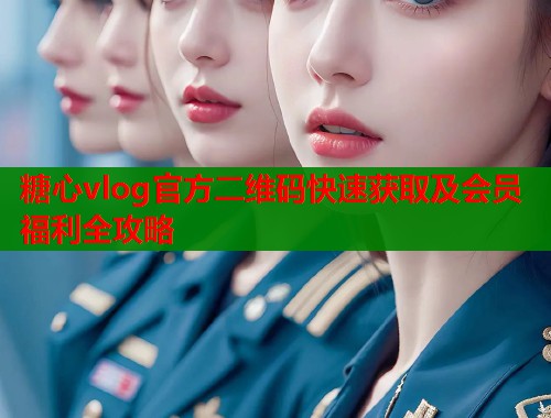 糖心vlog官方二维码快速获取及会员福利全攻略