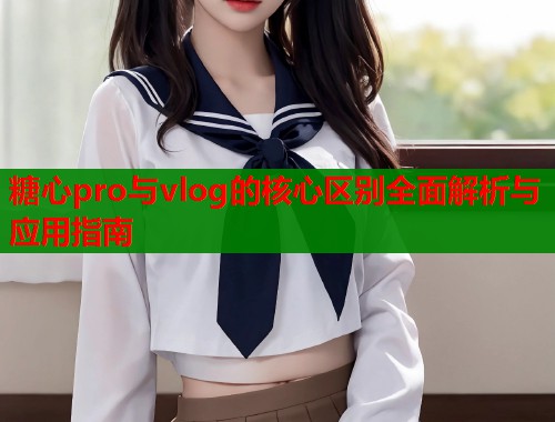 糖心pro与vlog的核心区别全面解析与应用指南