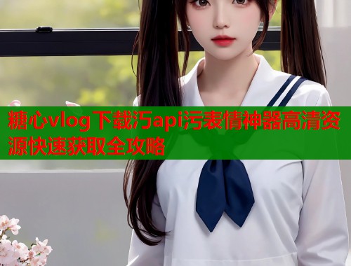 糖心vlog下载汅api污表情神器高清资源快速获取全攻略